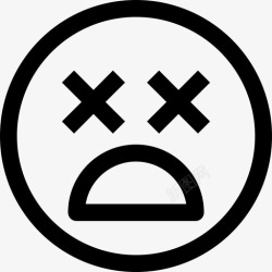 死了死了表情激动直率图标高清图片