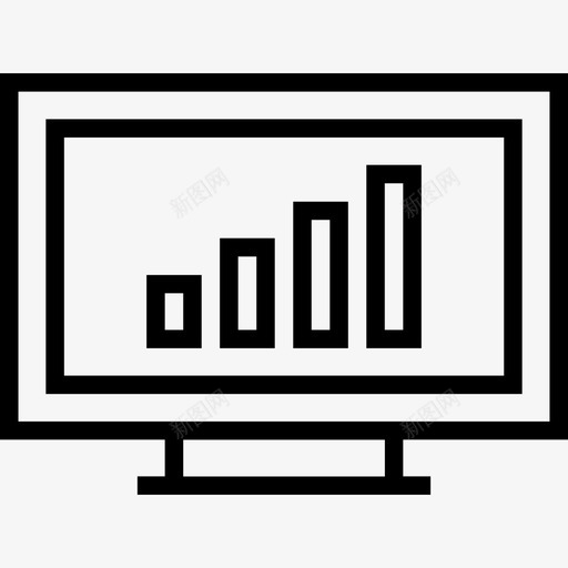 监视器数据存储2线性图标svg_新图网 https://ixintu.com 数据存储2 监视器 线性