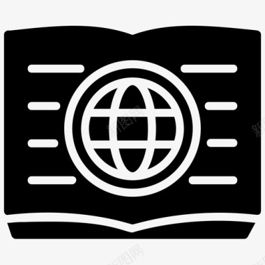 全球知识书籍电子书图标图标