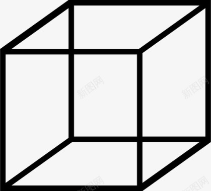 几何体长方体立方体图标图标