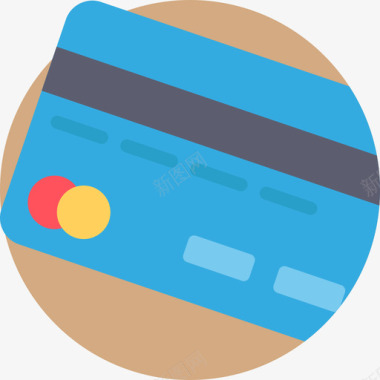 信用卡电子商务25持平图标图标