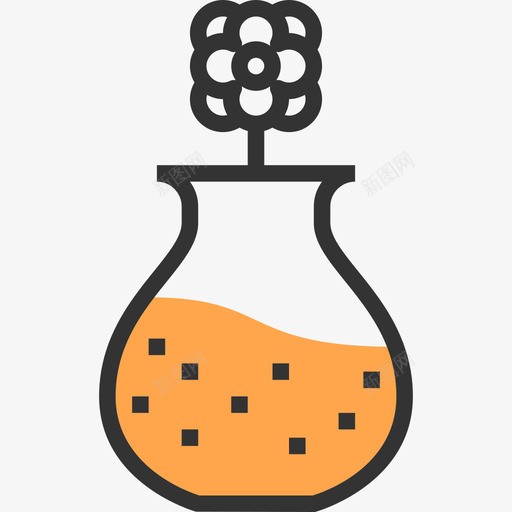 花家装黄影图标svg_新图网 https://ixintu.com 家装 花 黄影
