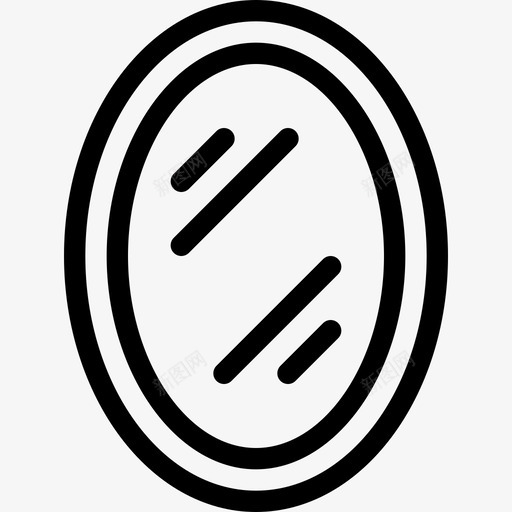 镜子家具33线性图标svg_新图网 https://ixintu.com 家具33 线性 镜子