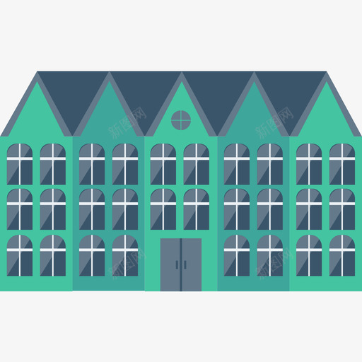 学院6号楼公寓图标svg_新图网 https://ixintu.com 6号楼 公寓 学院