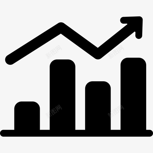 条形图数字营销33填充图标svg_新图网 https://ixintu.com 填充 数字营销33 条形图