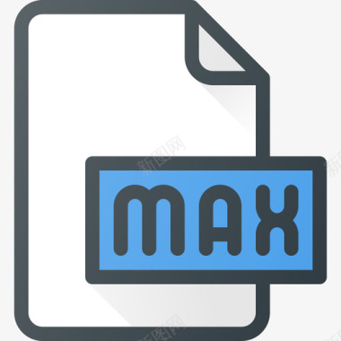 Max文件4线性颜色图标图标