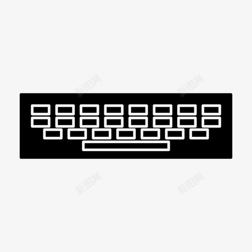 键盘键盘板键盘布局图标svg_新图网 https://ixintu.com 办公 商务 工作 打字 技术字形 键盘 键盘布局 键盘快捷键 键盘播放器 键盘板