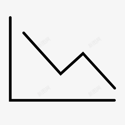 图表分析减少图标svg_新图网 https://ixintu.com 减少 分析 商业金融 图表 统计