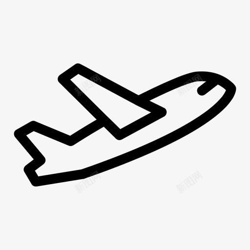 飞机飞行航运图标svg_新图网 https://ixintu.com 基本图标所有尺寸 航运 飞机 飞行