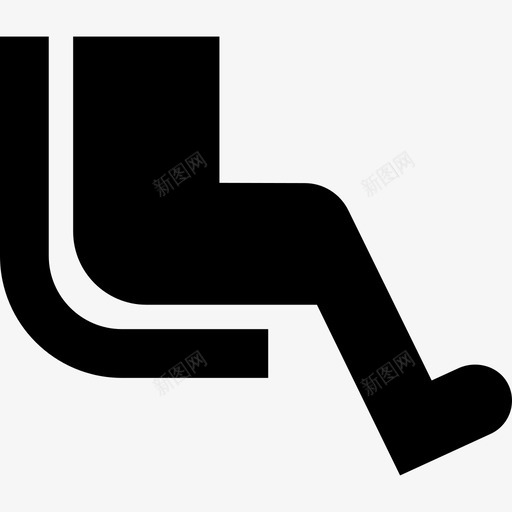 单色通知座椅图标svg_新图网 https://ixintu.com 单色通知座椅