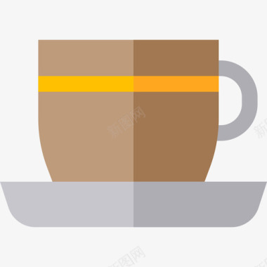 咖啡巴黎5淡咖啡图标图标