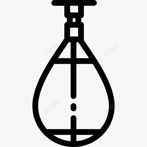 冲孔袋健身器材2线性图标svg_新图网 https://ixintu.com 健身器材2 冲孔袋 线性