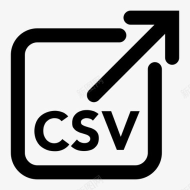 导出csv打印打印csv图标图标