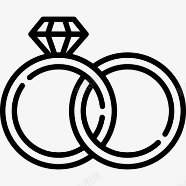 结婚戒指结婚32枚直系图标图标