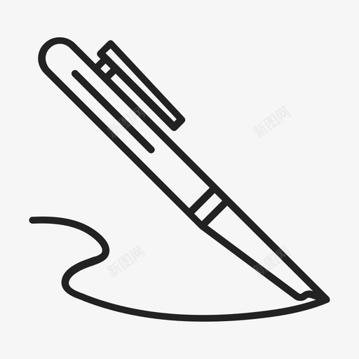 笔铅笔写作图标svg_新图网 https://ixintu.com 写作 教材 教育 笔 铅笔