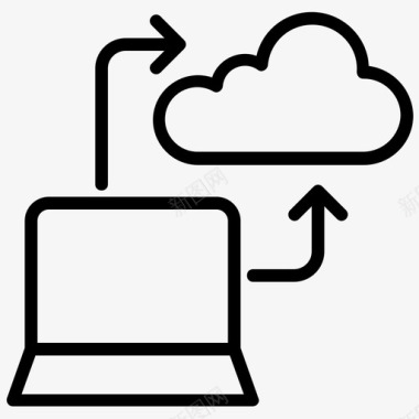 云连接云网络云托管图标图标