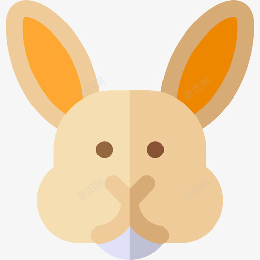 兔子在森林里6平坦图标svg_新图网 https://ixintu.com 兔子 在森林里6 平坦