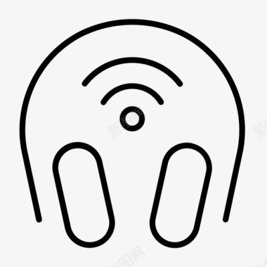 耳机wifi音频耳机图标图标