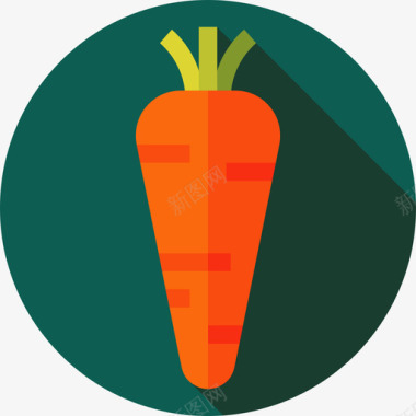 胡萝卜健康食品4无糖图标图标