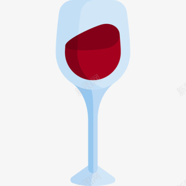 葡萄酒单身女3平淡图标图标