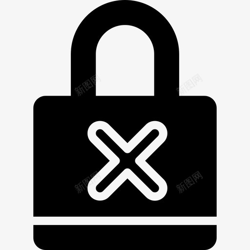 挂锁用户13填充图标svg_新图网 https://ixintu.com 填充 挂锁 用户13