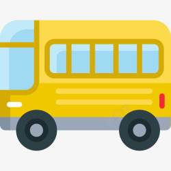 平面巴士巴士旅行地点图释2平面图图标高清图片