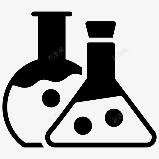 化学品化学烧杯锥形烧瓶图标svg_新图网 https://ixintu.com 化学品 化学烧杯 实验室 实验室仪器 有毒物质 能量标识图标 锥形烧瓶