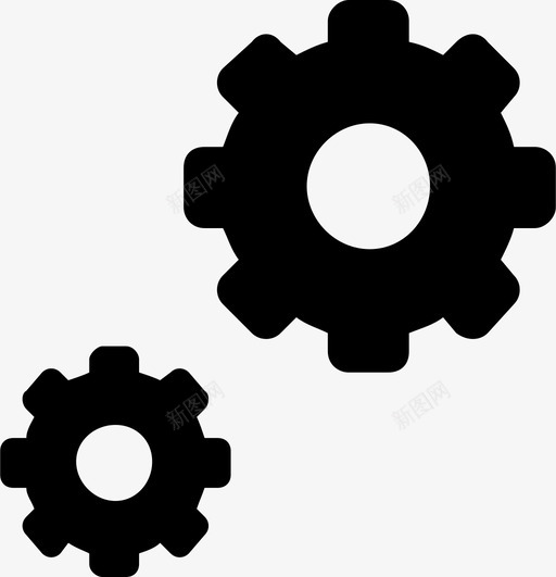 设置齿轮个性化图标svg_新图网 https://ixintu.com 个性化 设置 齿轮