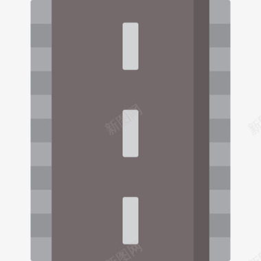 道路运输41平坦图标图标