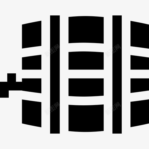 木桶巴黎7号装满图标svg_新图网 https://ixintu.com 巴黎7号 木桶 装满