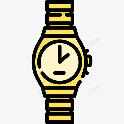 手表豪华11线性颜色图标svg_新图网 https://ixintu.com 手表 线性颜色 豪华11