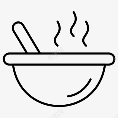 汤食物饭菜图标图标