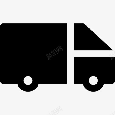 送货卡车物流和送货3已装满图标图标