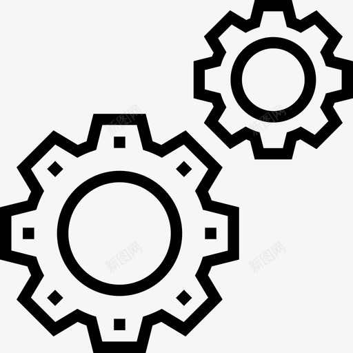 设置项目管理4线性图标svg_新图网 https://ixintu.com 线性 设置 项目管理4