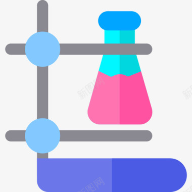 三脚架实验室13扁平图标图标