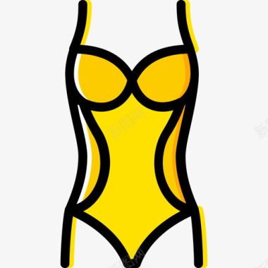 泳装女装3黄色图标图标