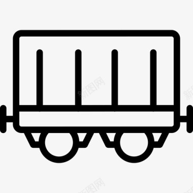 货车商务80直线型图标图标