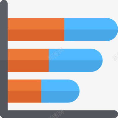 条形图图表4平面图图标图标