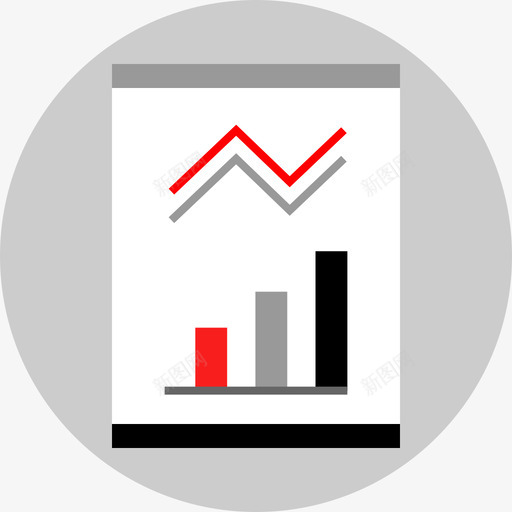 条形图图表和图表9平面图图标svg_新图网 https://ixintu.com 图表和图表9 平面图 条形图