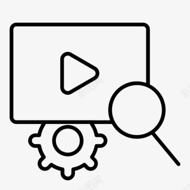 图像搜索数字优化图标图标