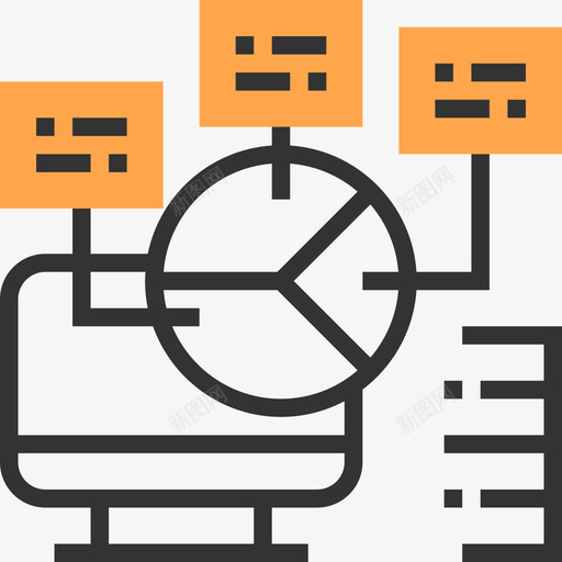 分析数据可视化黄影图标svg_新图网 https://ixintu.com 分析 数据可视化 黄影