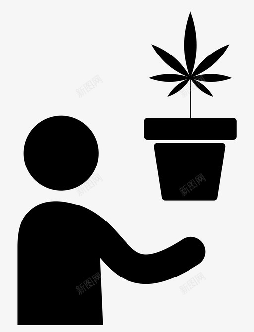 种植大麻大麻图标svg_新图网 https://ixintu.com 大麻 种植大麻