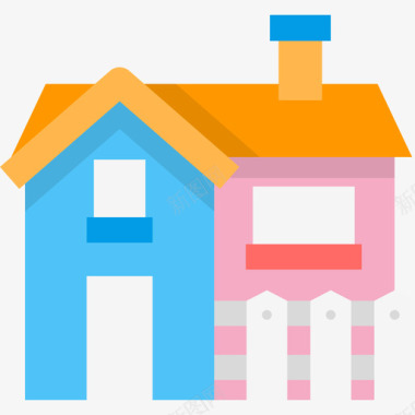 房屋房屋类型2平房图标图标