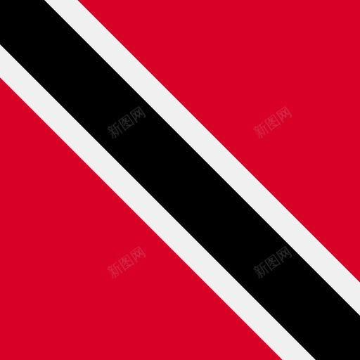 特立尼达和多巴哥方形国家简单旗帜图标svg_新图网 https://ixintu.com 方形国家简单旗帜 特立尼达和多巴哥