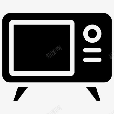 电视电子媒体图标图标