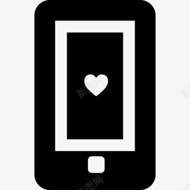 手机爱情和浪漫12充满图标图标
