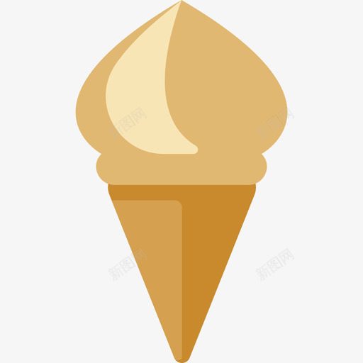 冰淇淋食品甜点无糖图标svg_新图网 https://ixintu.com 冰淇淋 无糖 食品甜点