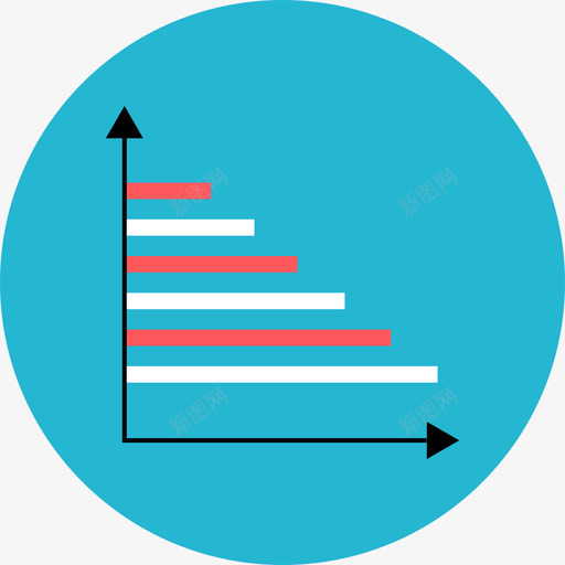条形图网络分析平面图图标svg_新图网 https://ixintu.com 平面图 条形图 网络分析