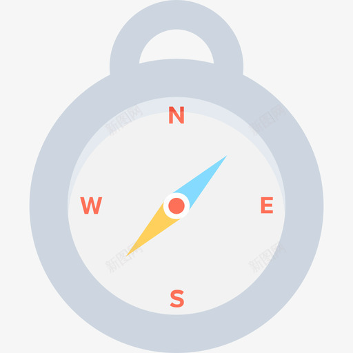 罗盘工业4平面图标svg_新图网 https://ixintu.com 工业4 平面 罗盘
