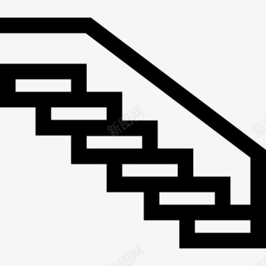 楼梯房地产37直线图标图标
